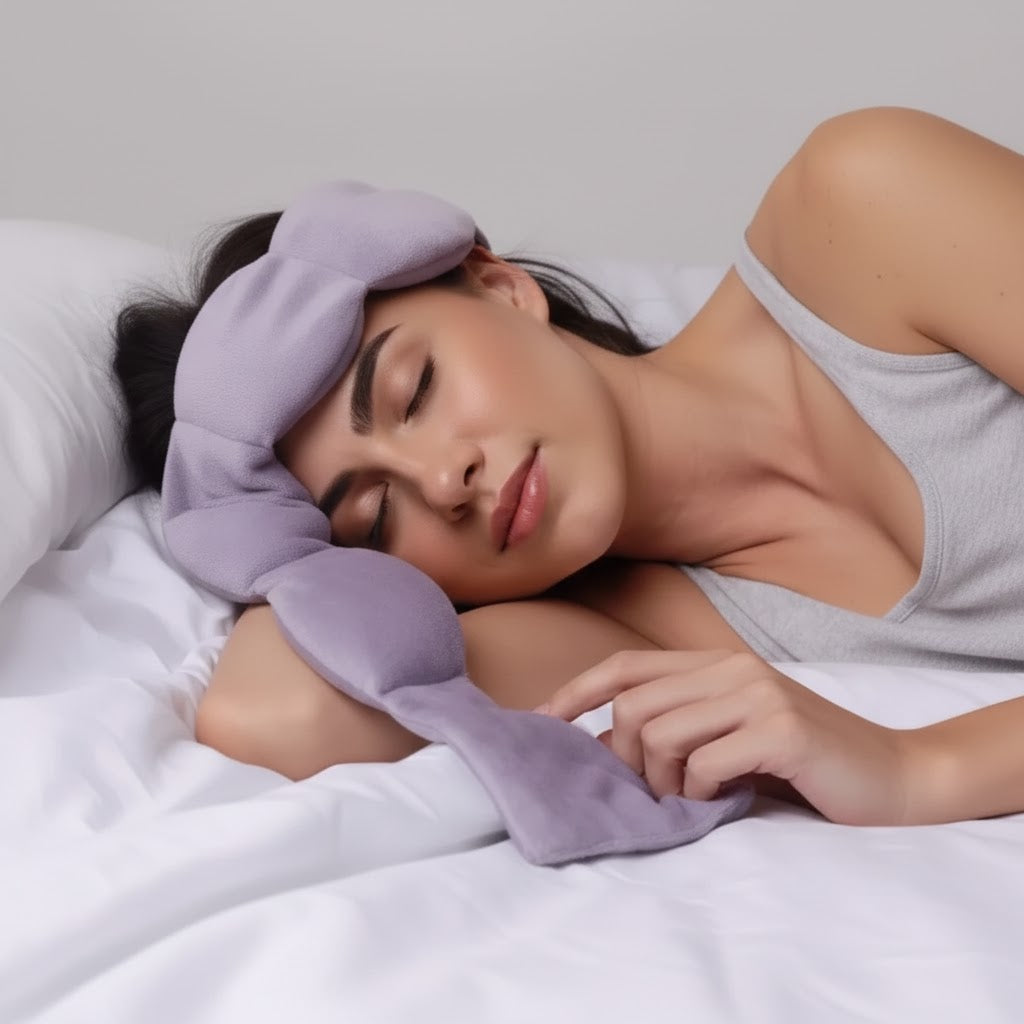 Pressure-Point Weighted Eye Mask